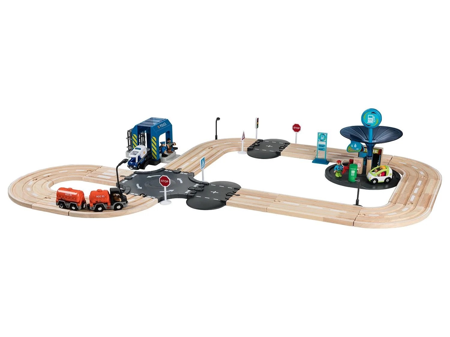 Playtive JUNIOR Circuit de voitures en bois Lidl.be