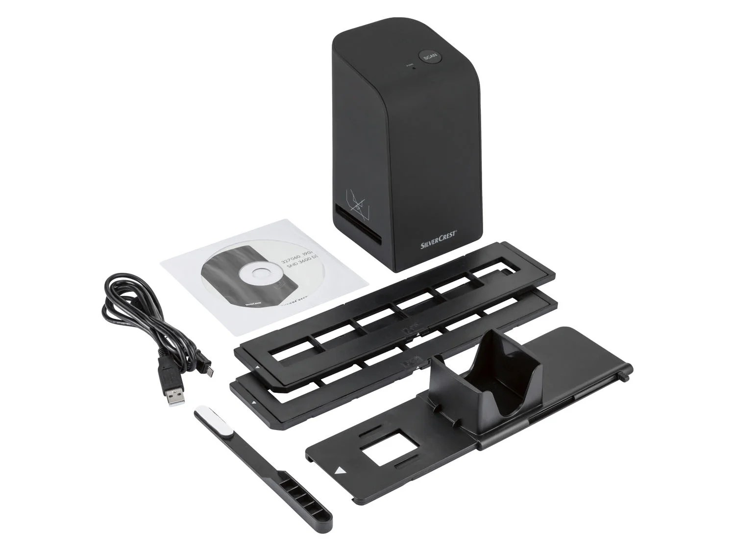 SILVERCREST® Scanner pour diapositives et négatifs