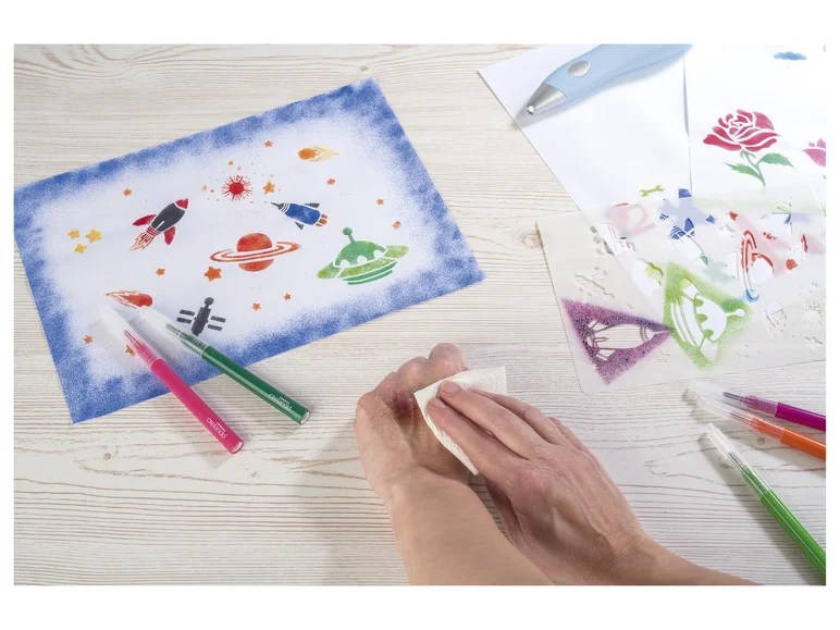 crelando® Airbrush starterset online kopen op Lidl.be