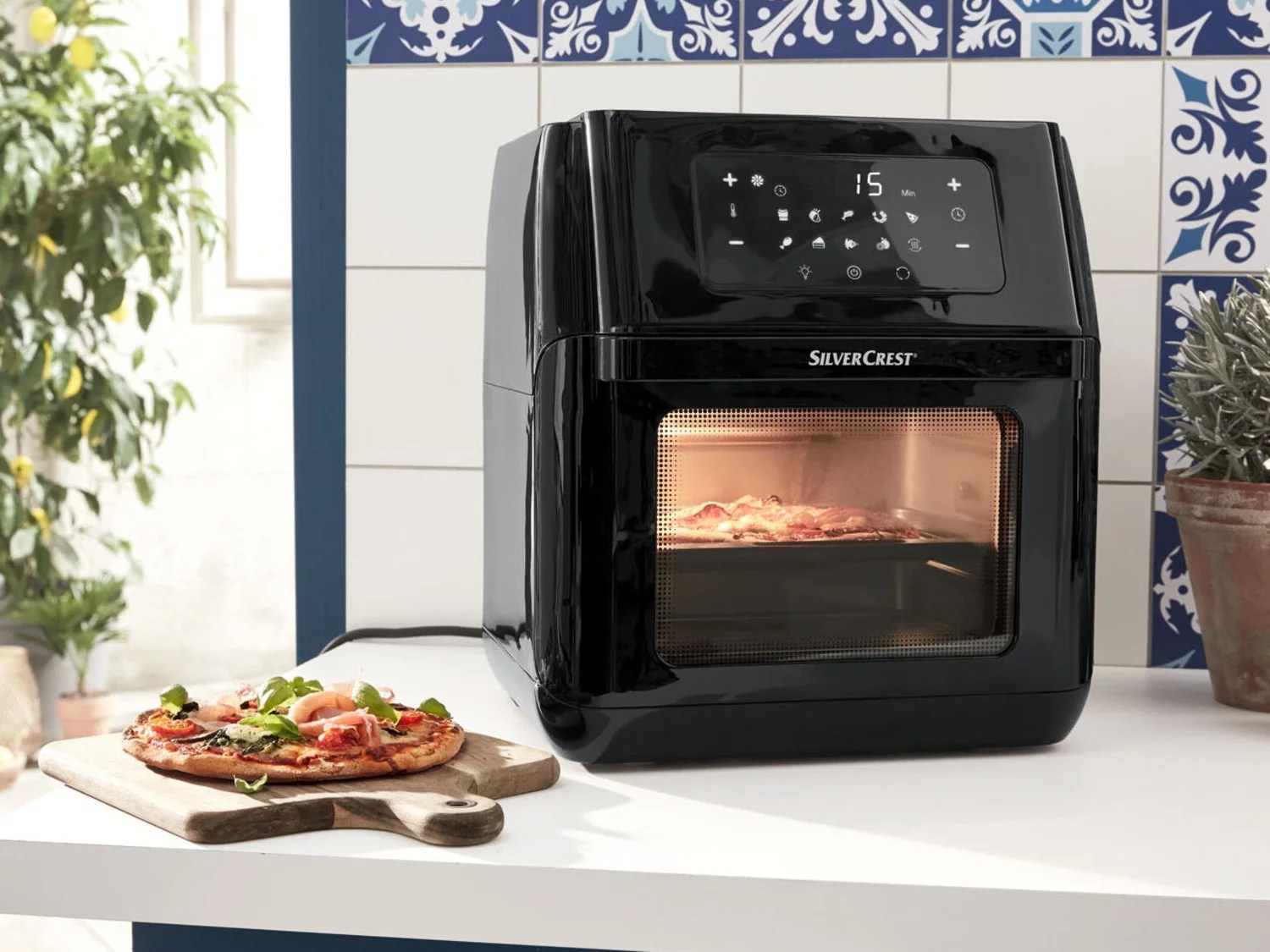 SILVERCREST® 9in1 airfryer, 1800 W, inhoud 1,9 L