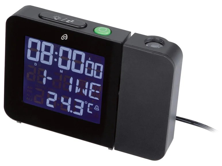 AURIOL® Réveil radioguidé avec projecteur Lidl.be