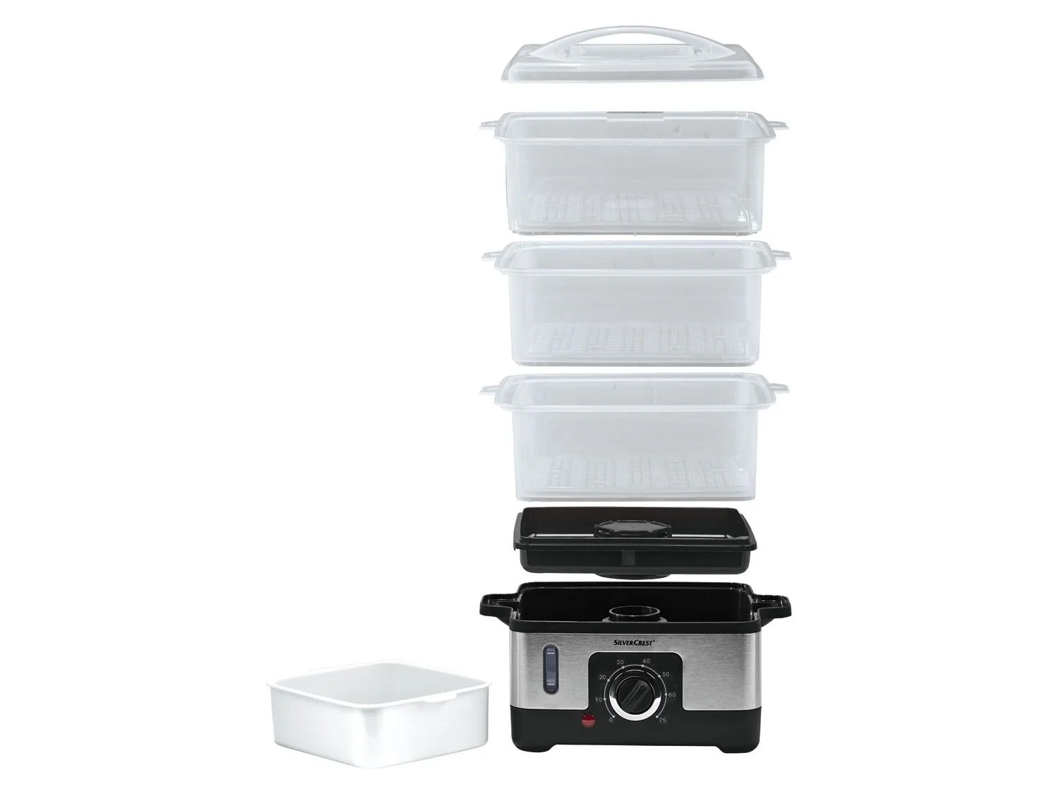 SILVERCREST® Cuiseurvapeur, 950 W, capacité totale 10 L