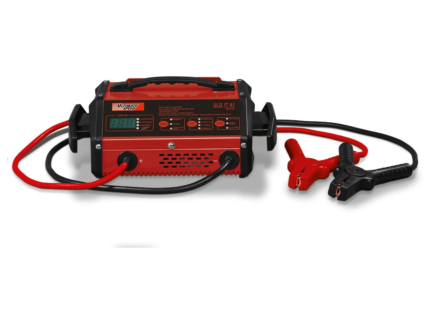 ULTIMATE SPEED® Chargeur de batterie pour voiture avec aide au démarrage  »ULG 17 A1« - Lidl.be