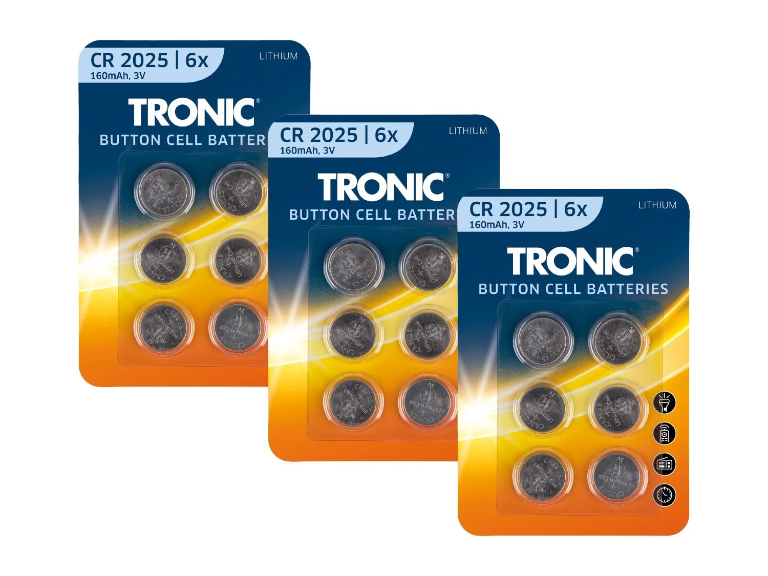 ᐉ TRONIC® Knoflíkové baterie, Lithium CR2025 / CZ / Price Compare