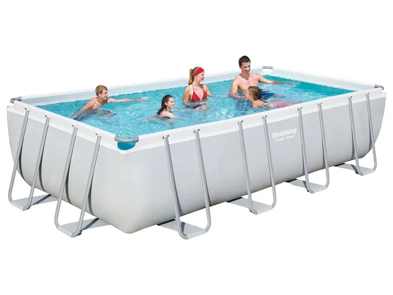 Bestway Power Steel™ Frame Pool KomplettSet, eckig