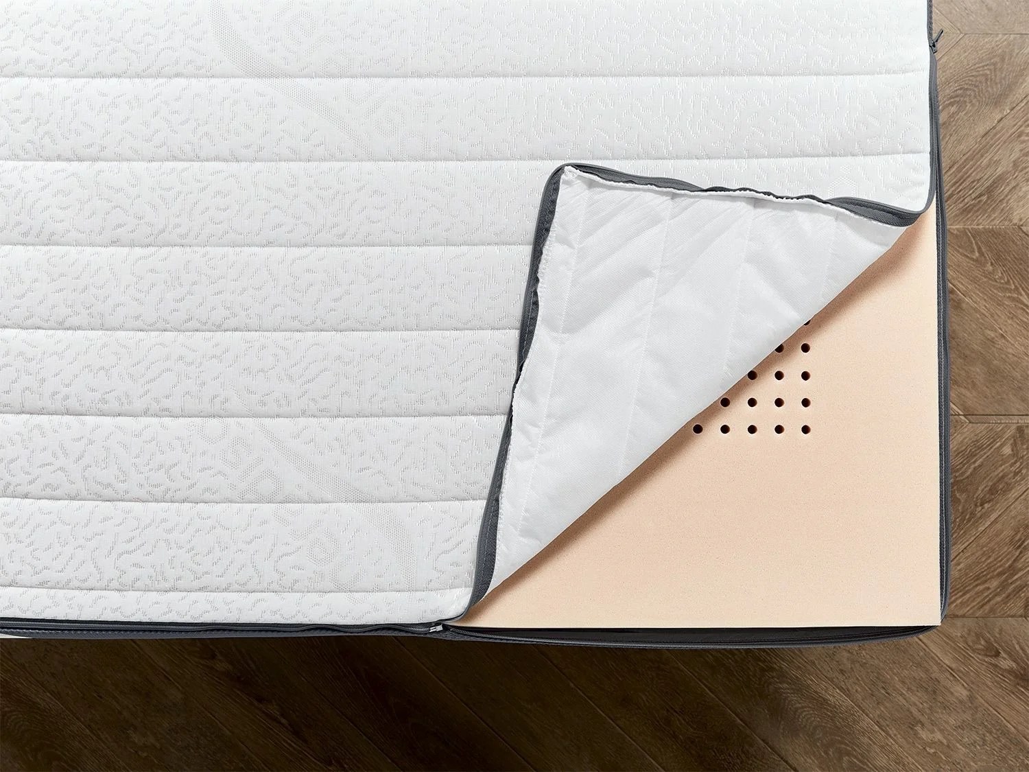 MERADISO® Topper, 180 x 200 cm, 4 Härtegrade, Premiumq…