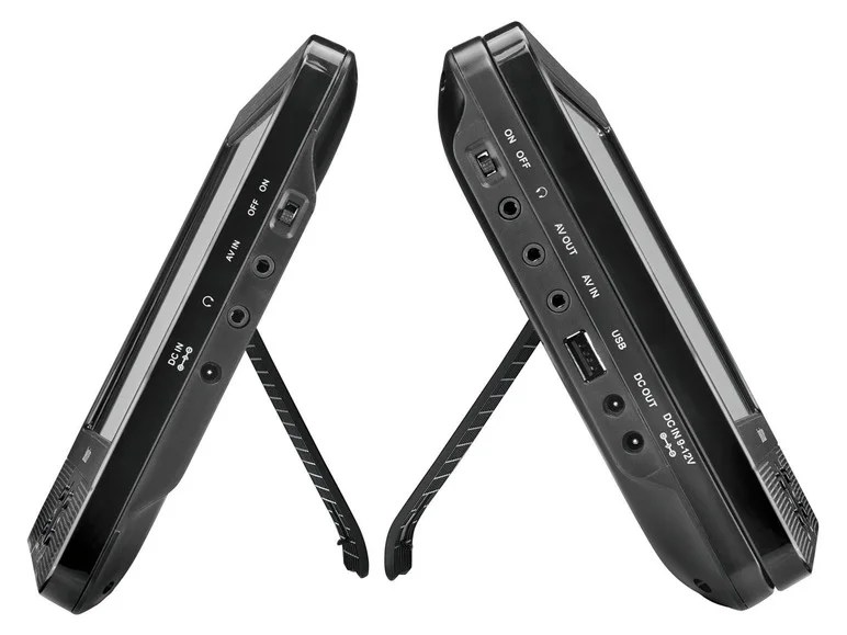 SILVERCREST Portable DVD Player with 2 x 9 screens SPDVD 1A1 Display