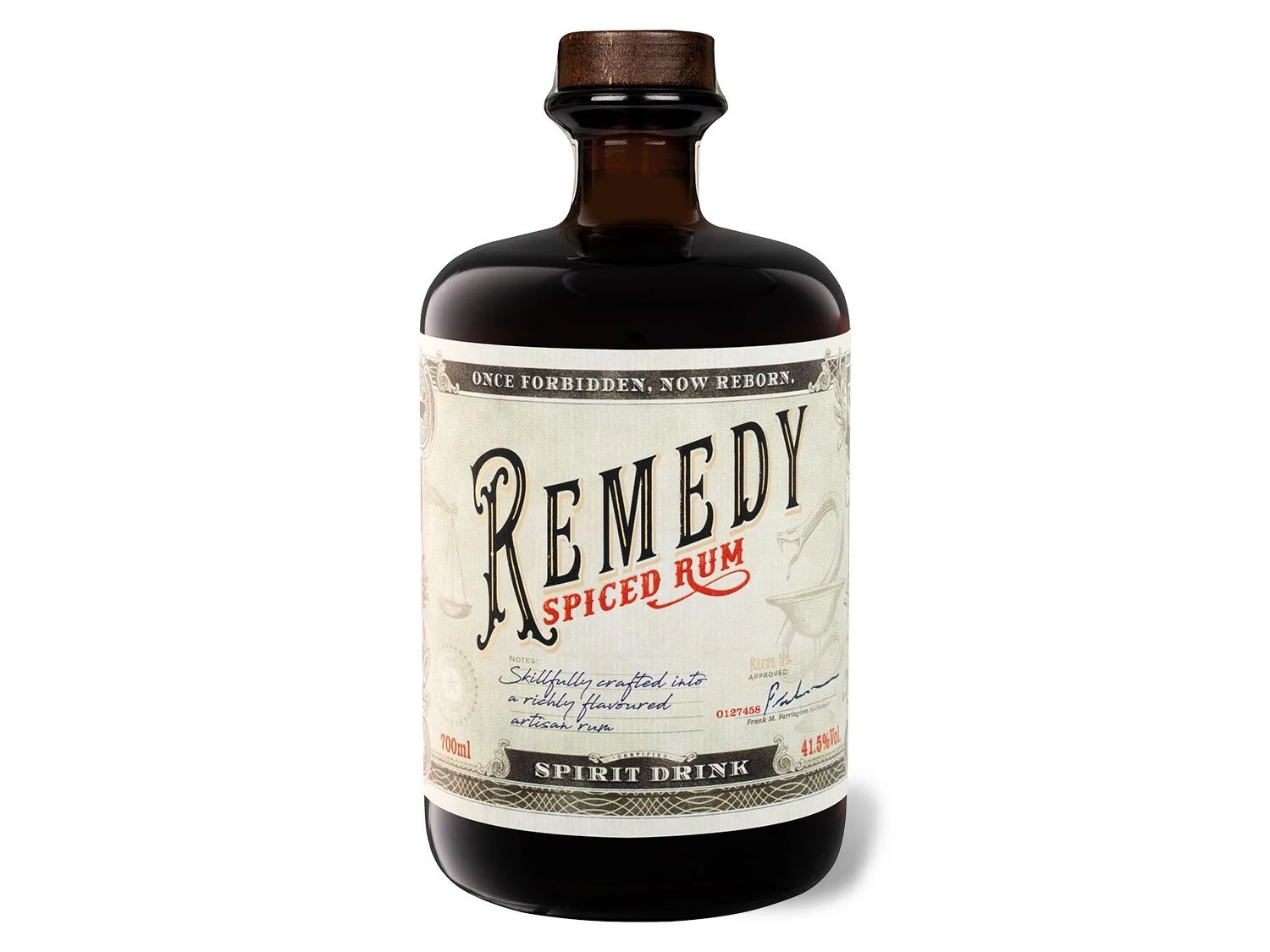 Remedy Spiced Rum (RumBasis) 41,5 Vol LIDL