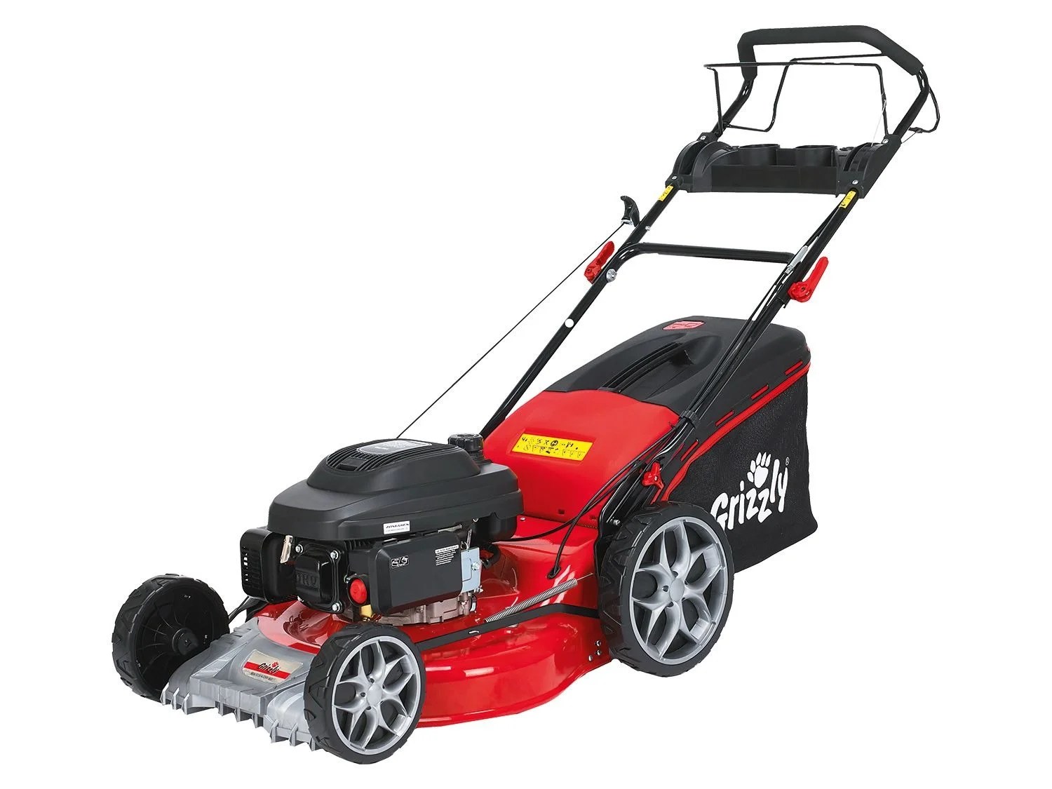 Grizzly Grizzly Benzinrasenmäher BRM 5116 A-OHV 4 in 1