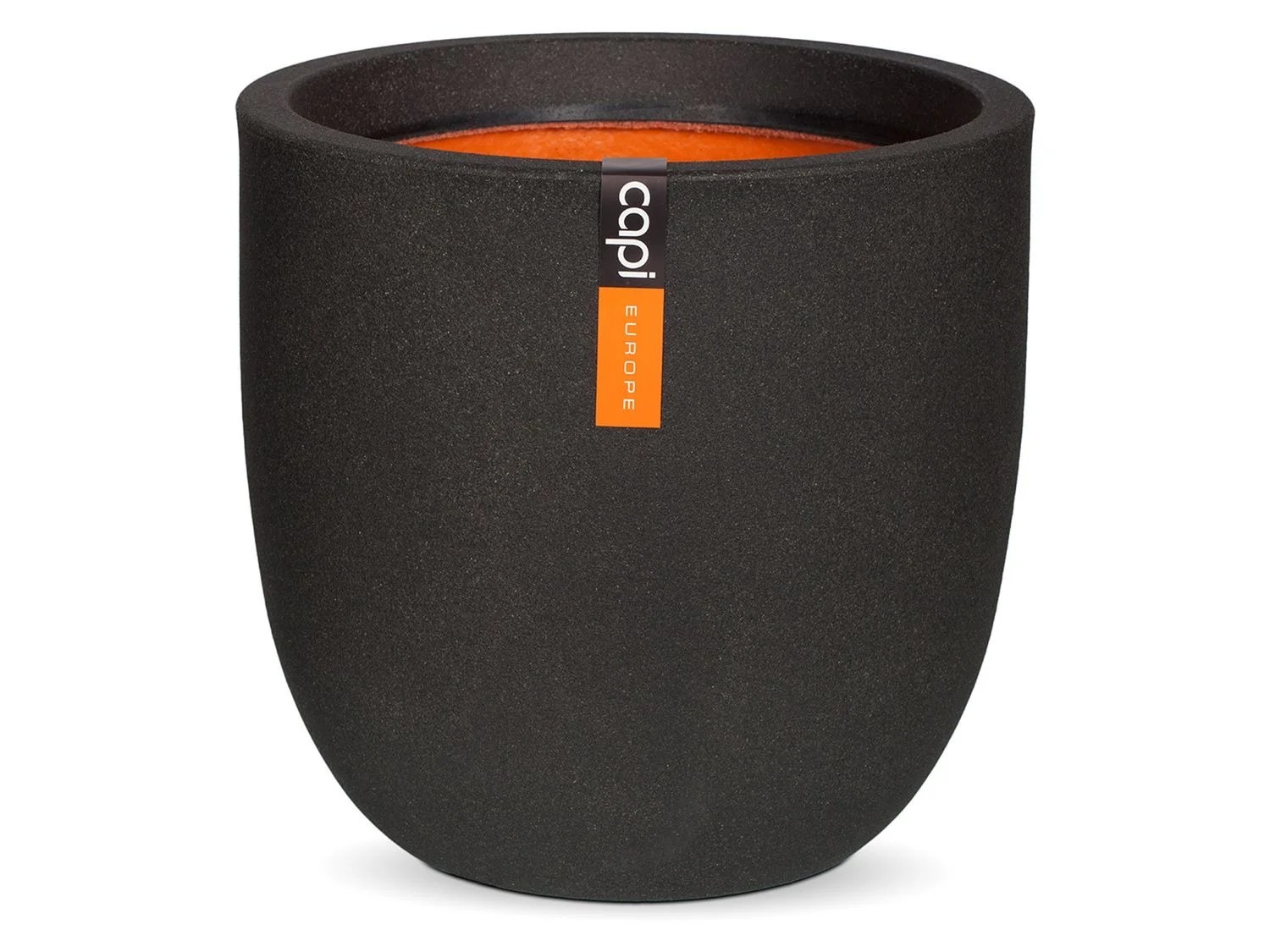 Capi Europe Blumentopf »Smooth«, rund, schwarz LIDL