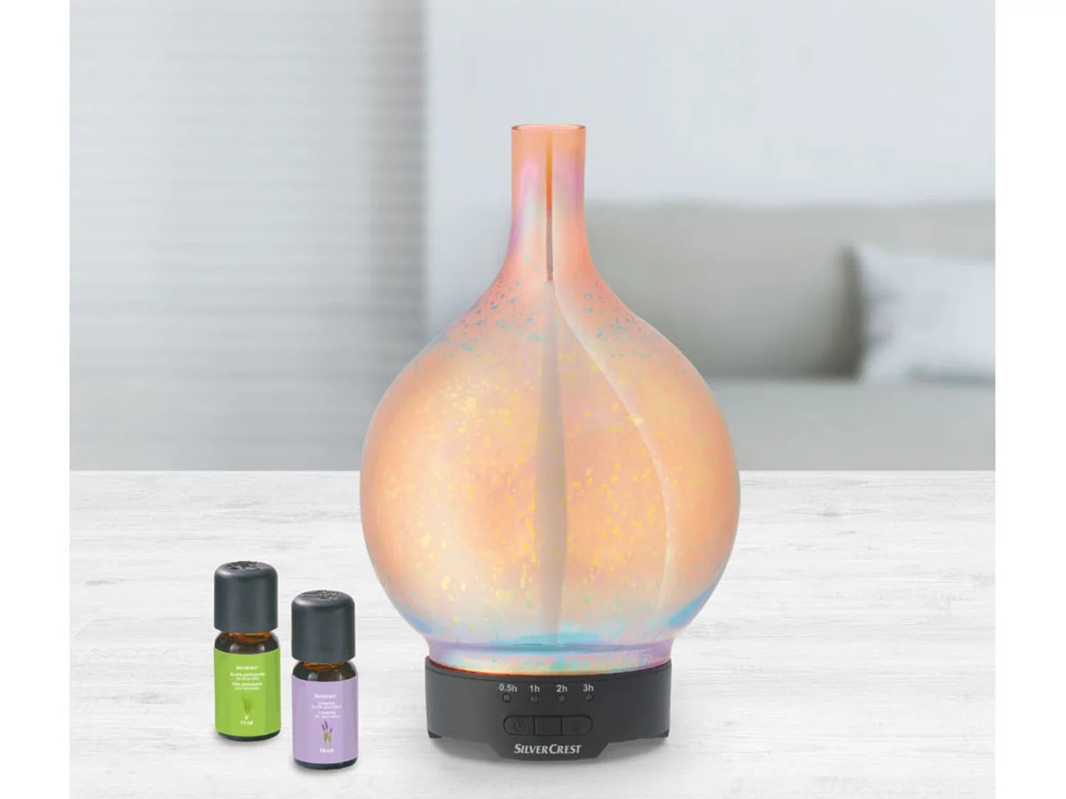 SILVERCREST® Ultraschall Aroma Diffuser 3DOptik LIDL