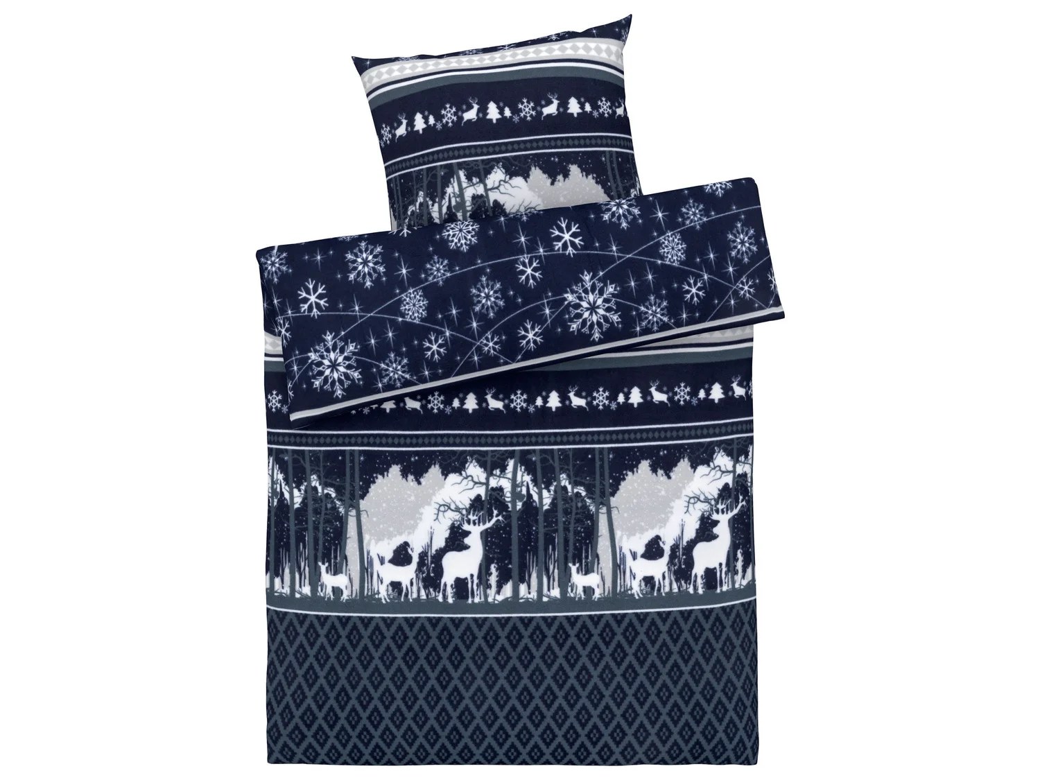LIVARNO home Fleece Bettwäsche, 135 x 200 cm LIDL