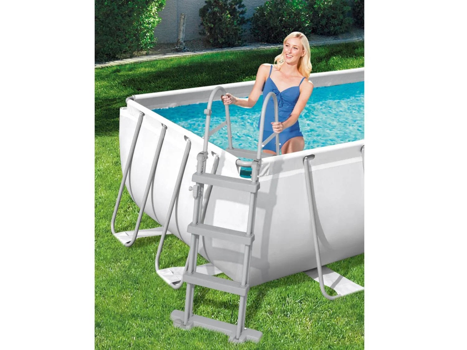 Bestway Power Steel™ Frame Pool KomplettSet, eckig
