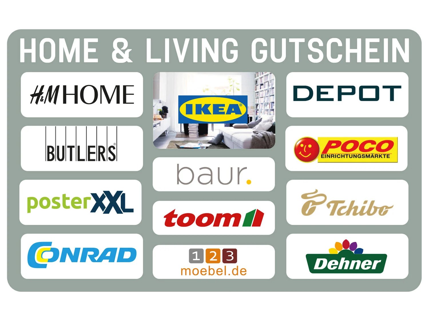 Wunschgutschein Home & Living Digital Code 25€ LIDL