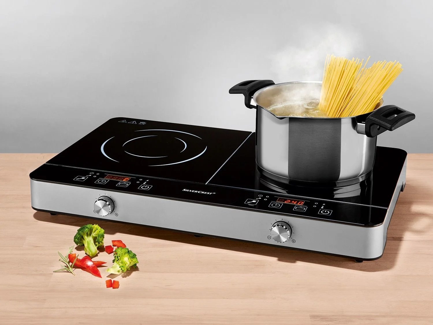 SILVERCREST® SILVERCREST® Doppel-Induktionsplatte