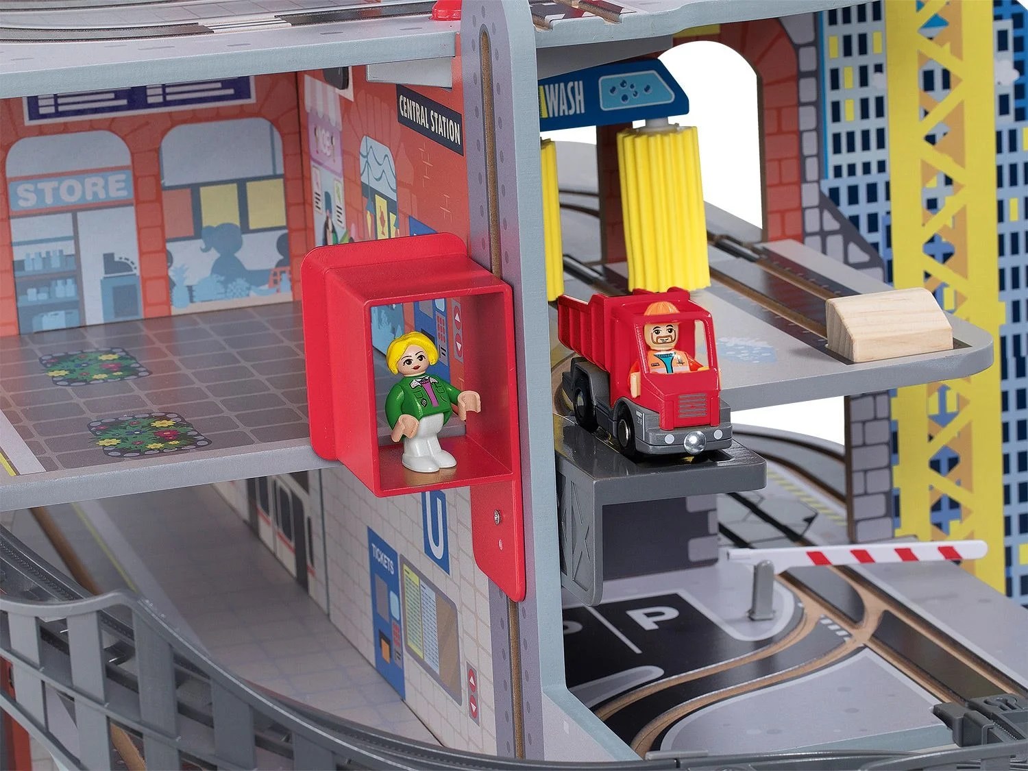 Playtive JUNIOR PLAYTIVE® JUNIOR, XXLSet Bahnhof / Lo…