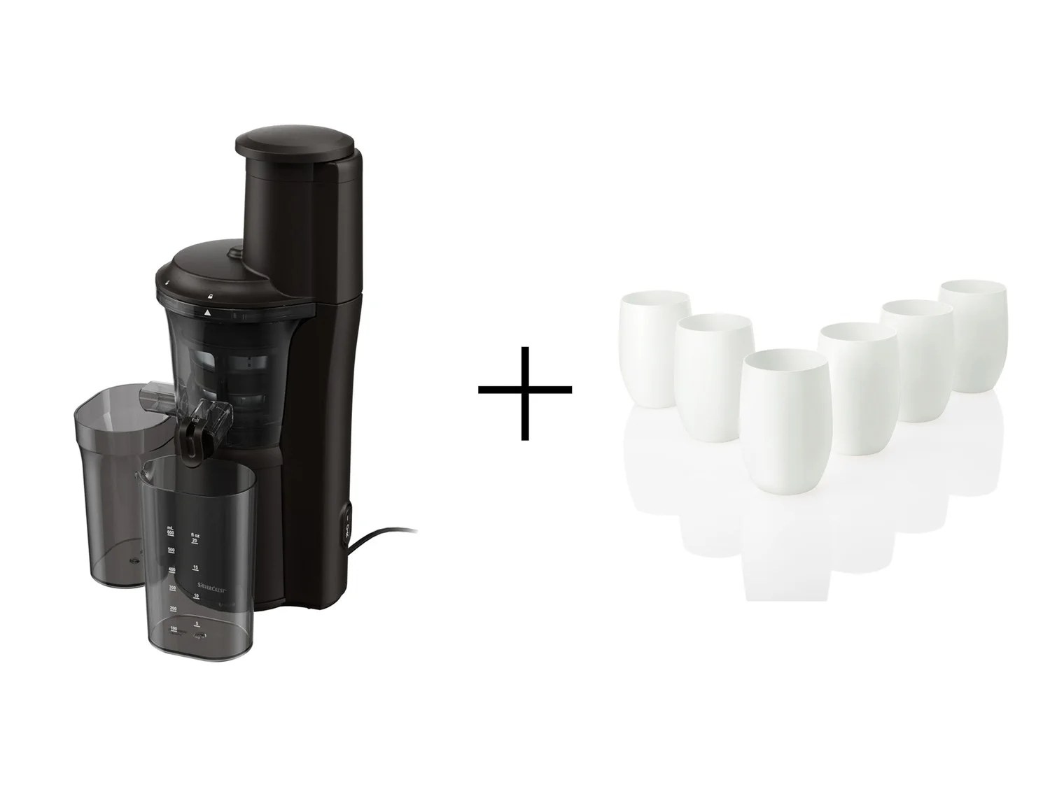 ᐉ SILVERCREST® Slow Juicer SSJBK 300 B2 + Gläserset (⭐SSJBK, ⭐SSJBK 300