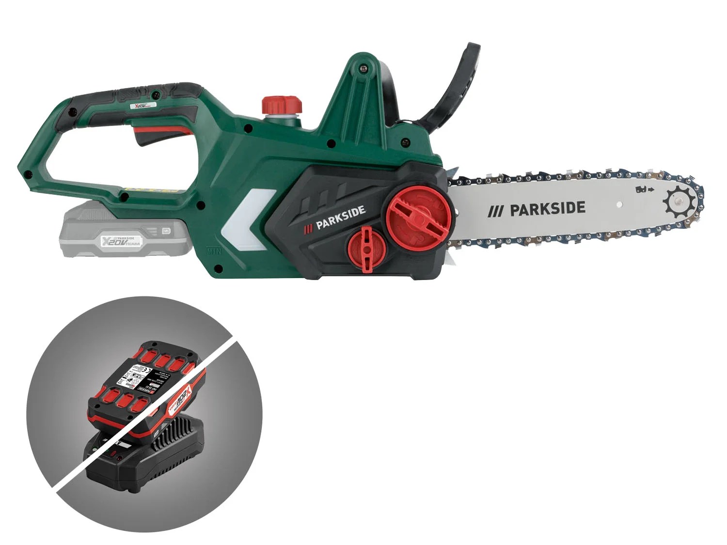 Angebot Lidl PARKSIDE 20 V AkkuKettensäge