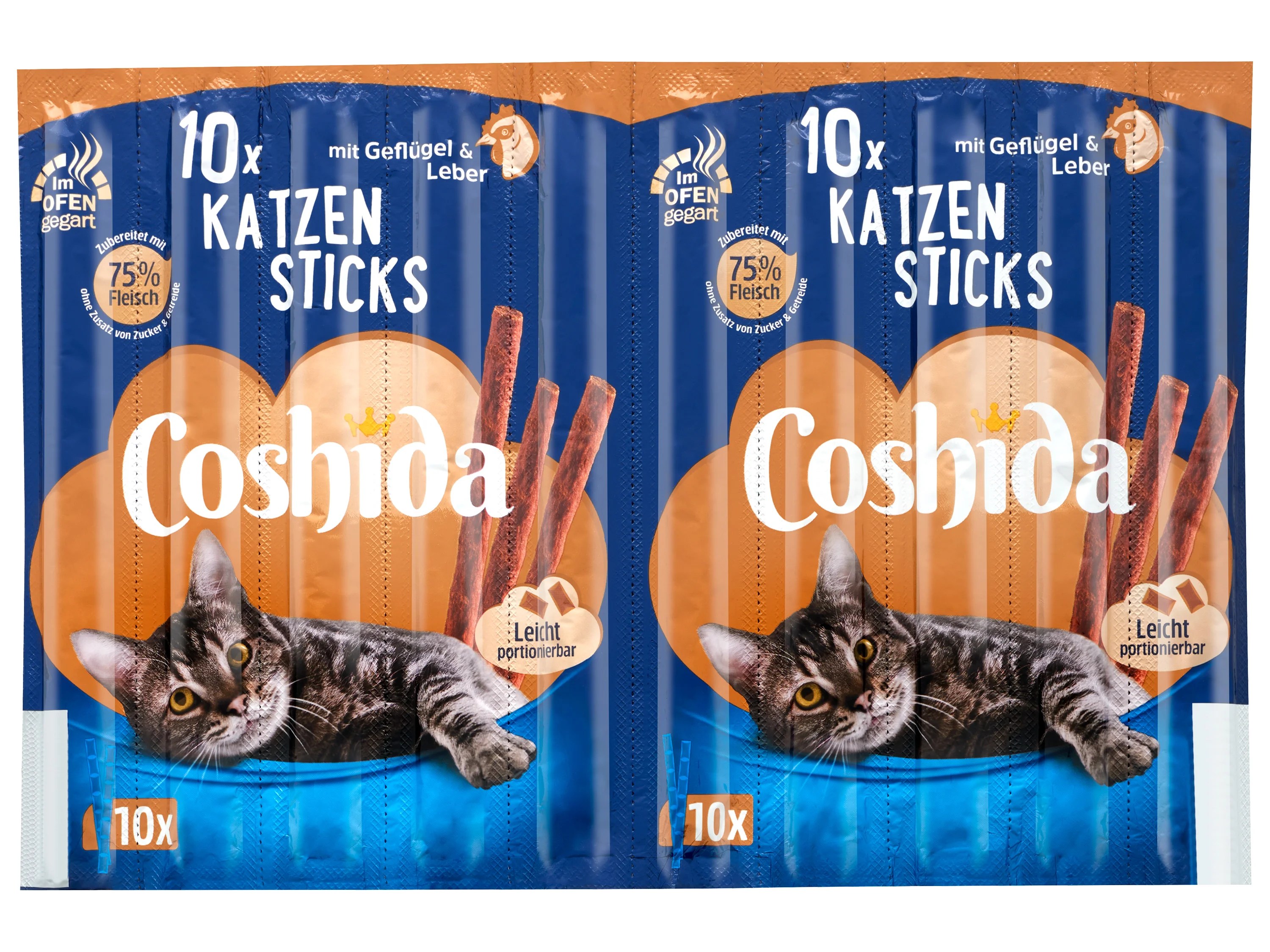 Angebot Lidl COSHIDA Katzensticks Geflügel & Leber