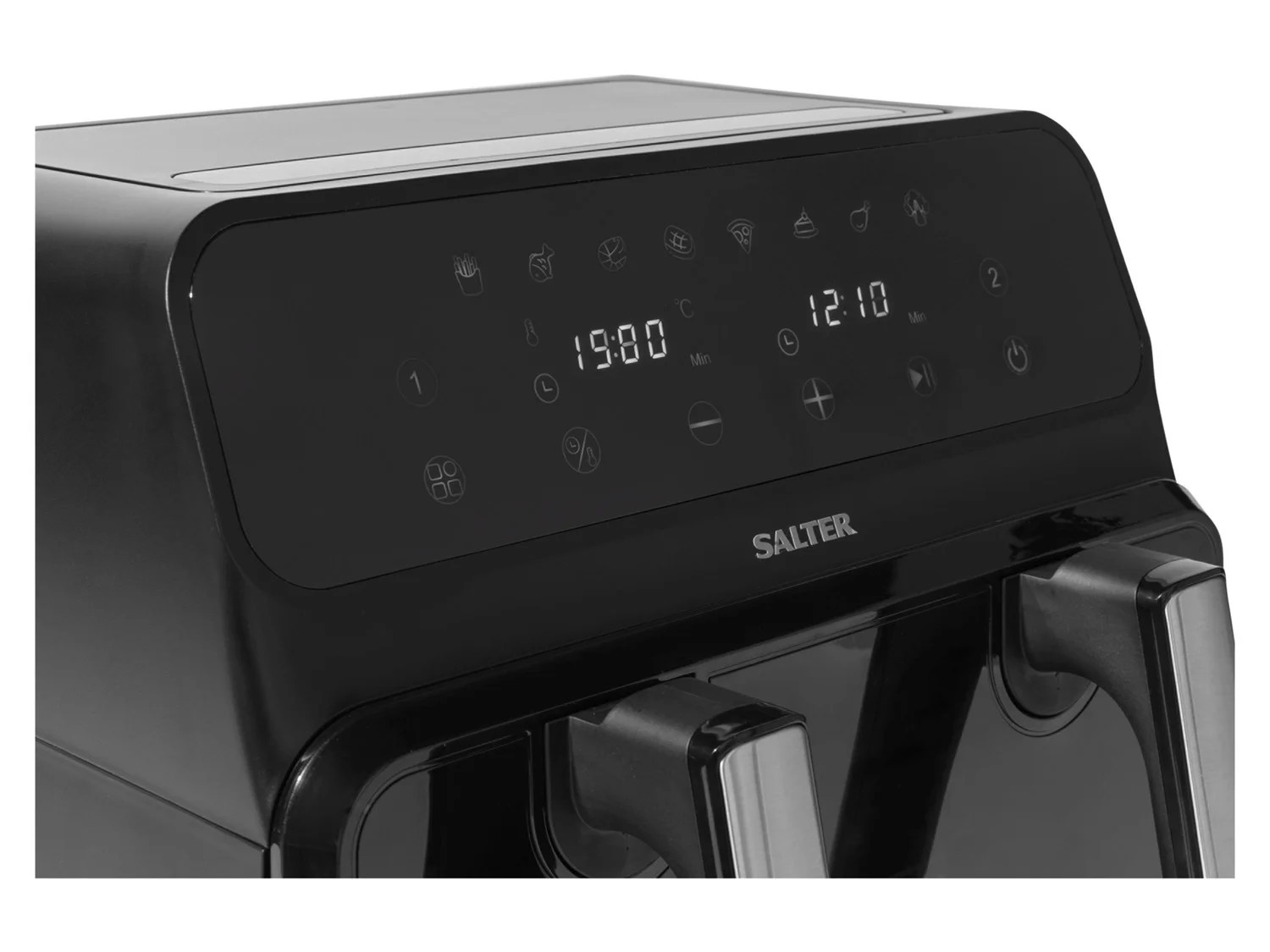 Salter Heißluftfritteuse Dual EK5728, mit Trennwand 2x…