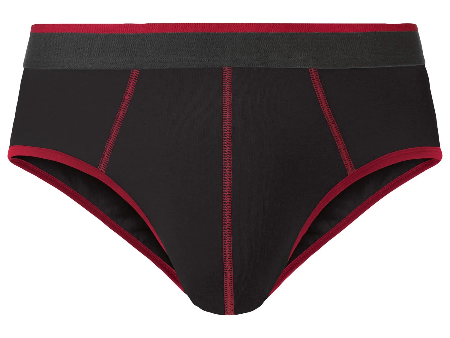 LIVERGY Herren Slips, 5 Stück, mit hohem Baumwollanteil