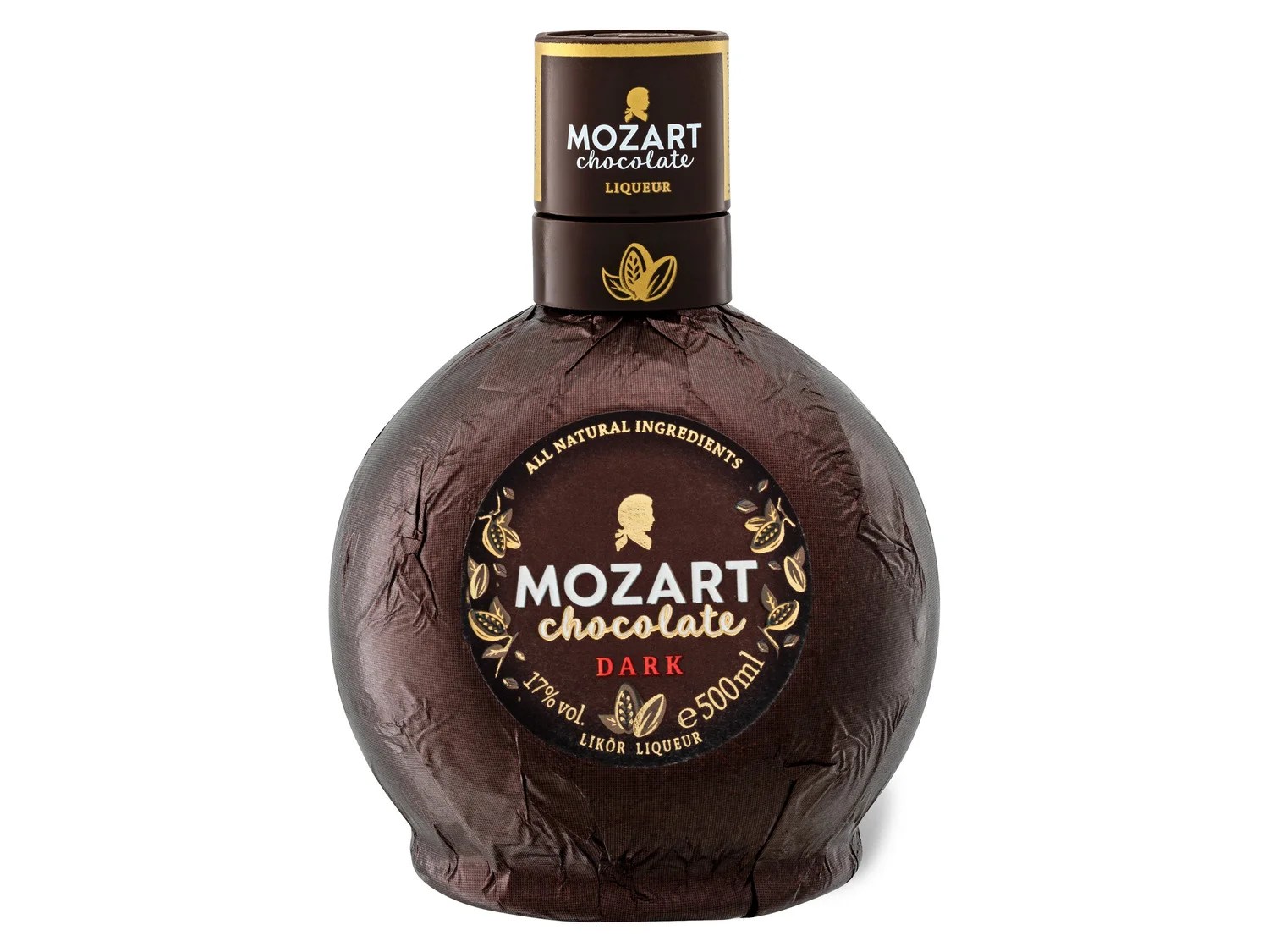 Mozart Dark Chocolate Liqueur vegan 17 Vol LIDL