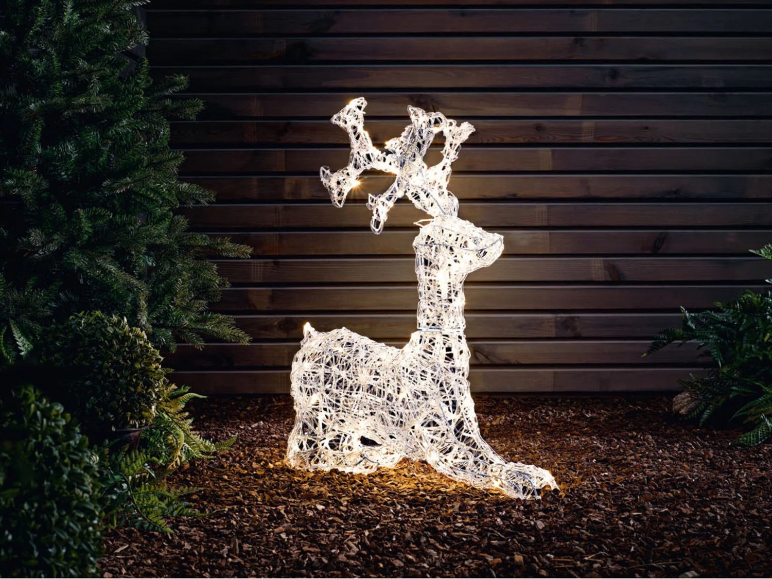 Livarno Home Led Rentier-Leuchtfigur, Mit Timer | Lidl