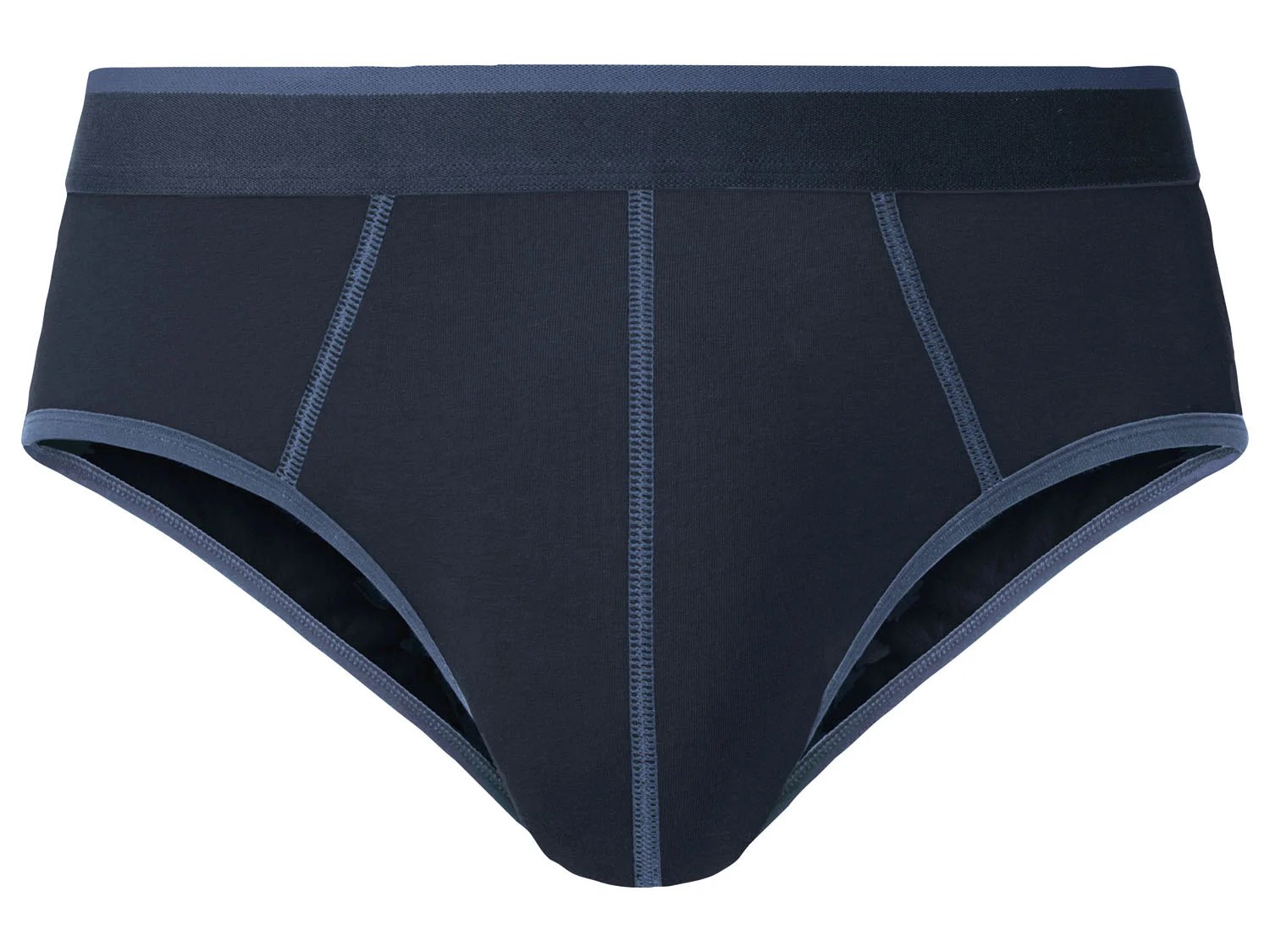 LIVERGY® Herren Slips, 5 Stück, mit hohem Baumwollante…