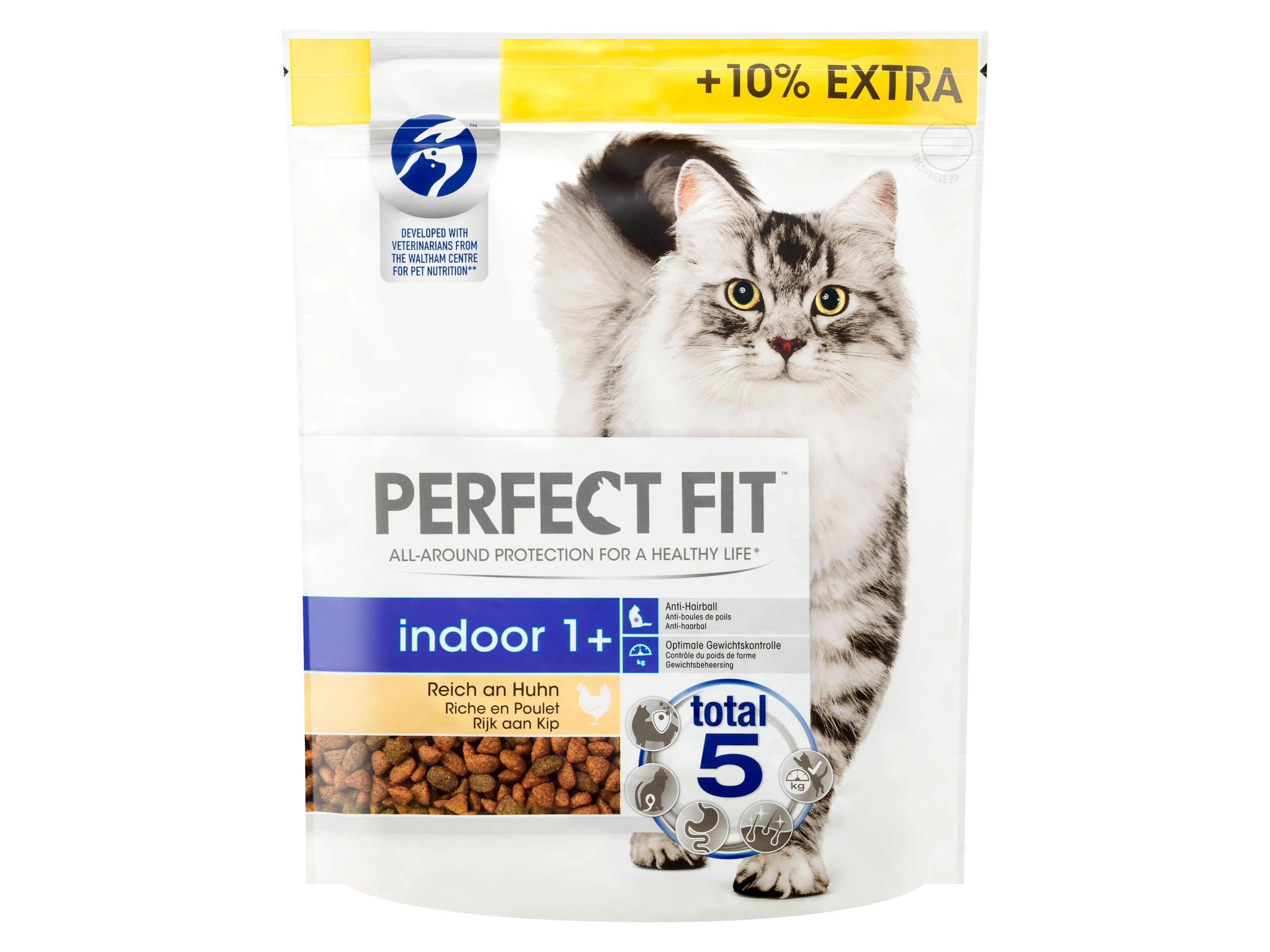 Angebot Lidl PERFECT FIT Cat Dry Indoor 1+ Reich an Huhn