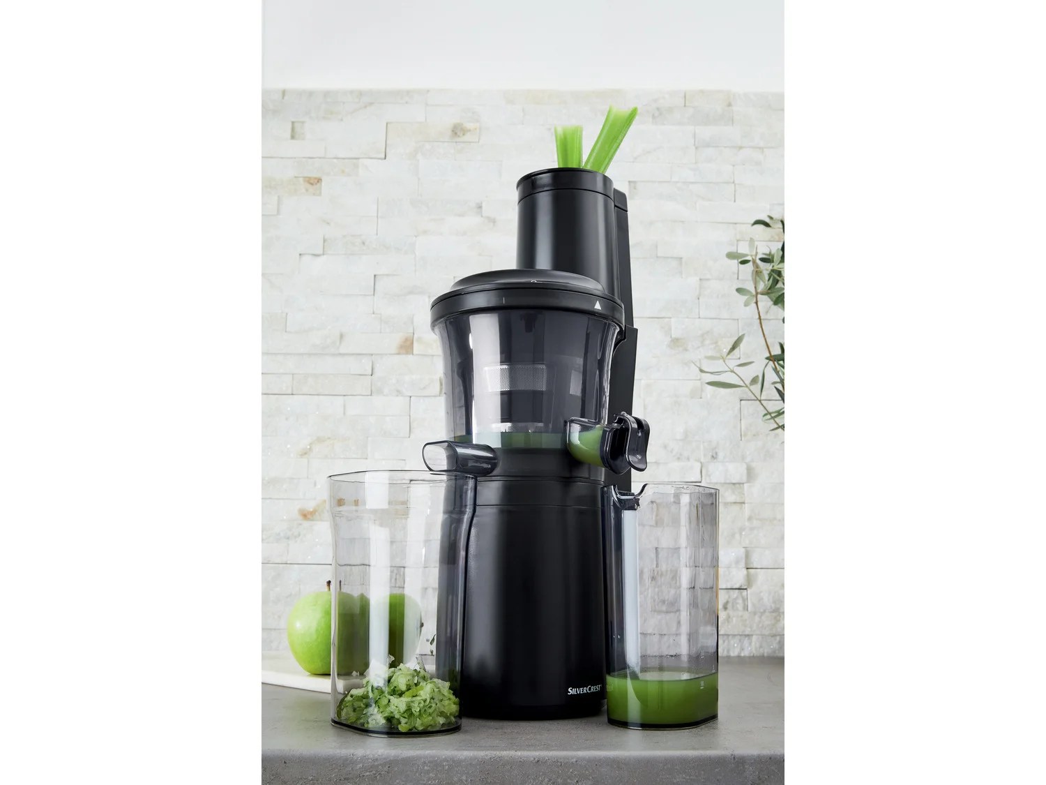 ᐉ SILVERCREST® Slow Juicer SSJBK 300 B2 + Gläserset (⭐SSJBK, ⭐SSJBK 300, ⭐SSJBK 300 B2) / DE