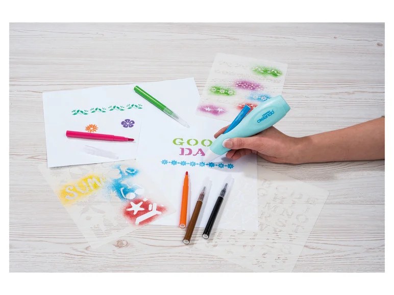 crelando® Airbrush Starter Kit, für kreative Sprayeffe…