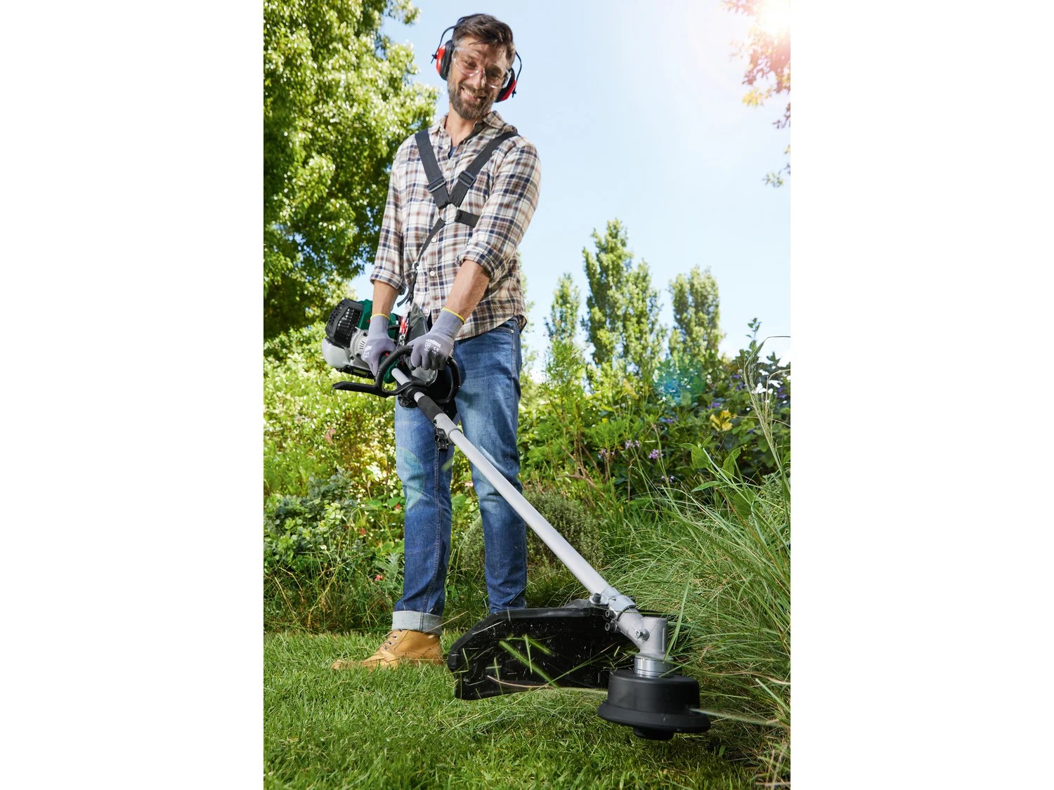 PARKSIDE® 4 in 1 Benzin Kombigerät »PBK 4 B3«, Wechsel…