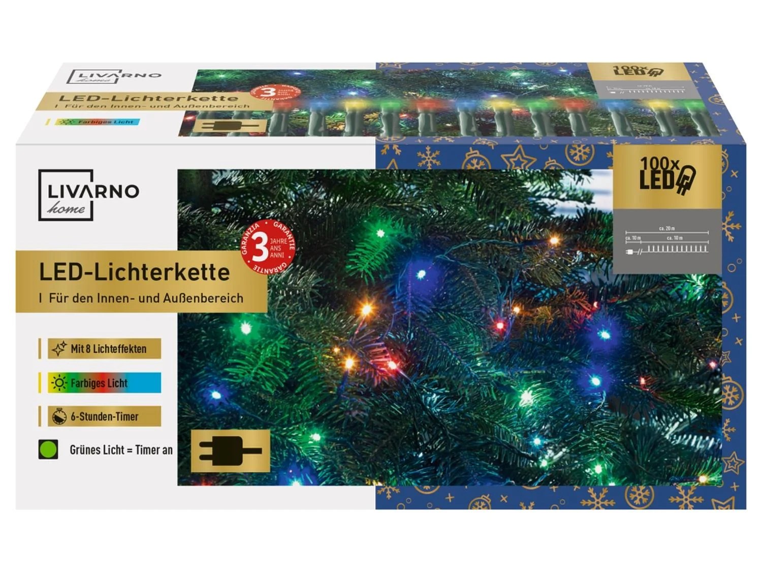 LIVARNO home LED-Lichterkette, 12 m | LIDL