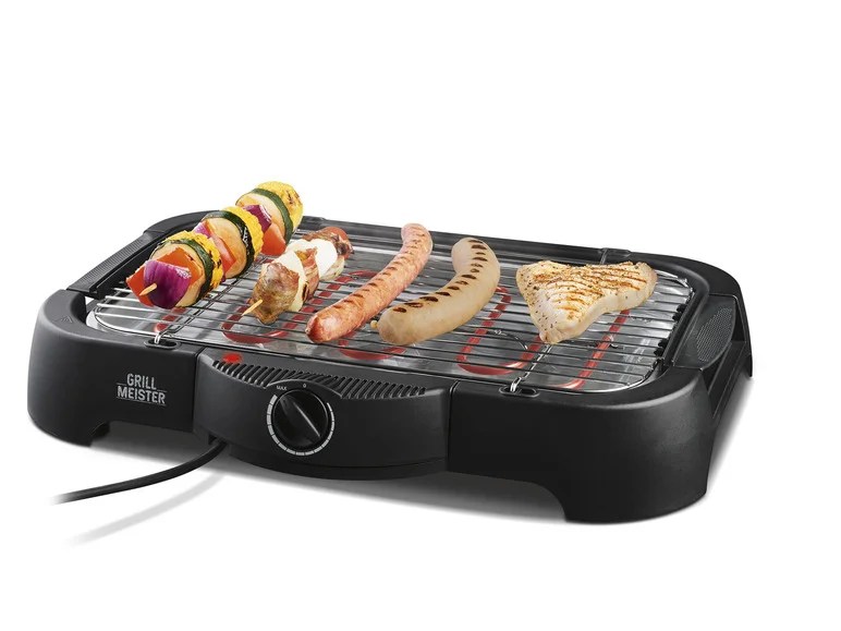 GRILLMEISTER Elektrischer Tischgrill, 41 x 24 cm LIDL