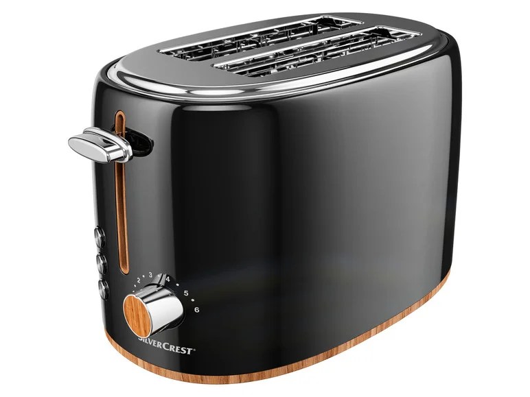 SILVERCREST Toaster »STH 900«, mit Elementen in Holzop…