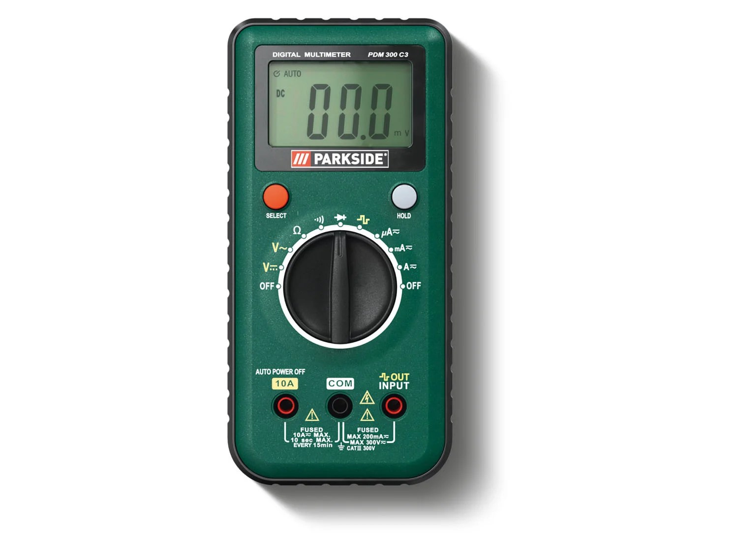 ᐉ PARKSIDE® Autorange Multimeter digital »PDM 300 C3«, LCDisplay (⭐PDM