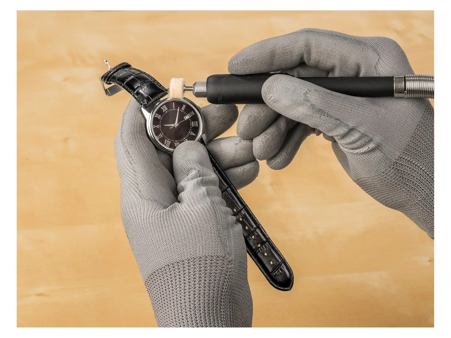 Doppelschleifer »PDFW 120 B3«, mit flexibler Welle