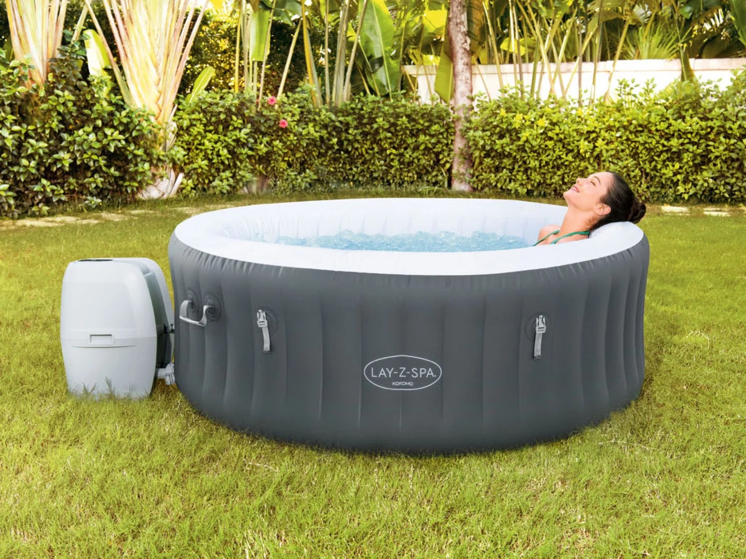 Bestway LAYZSPA® Whirlpool »Kokos AirJet«, mit 120 L…