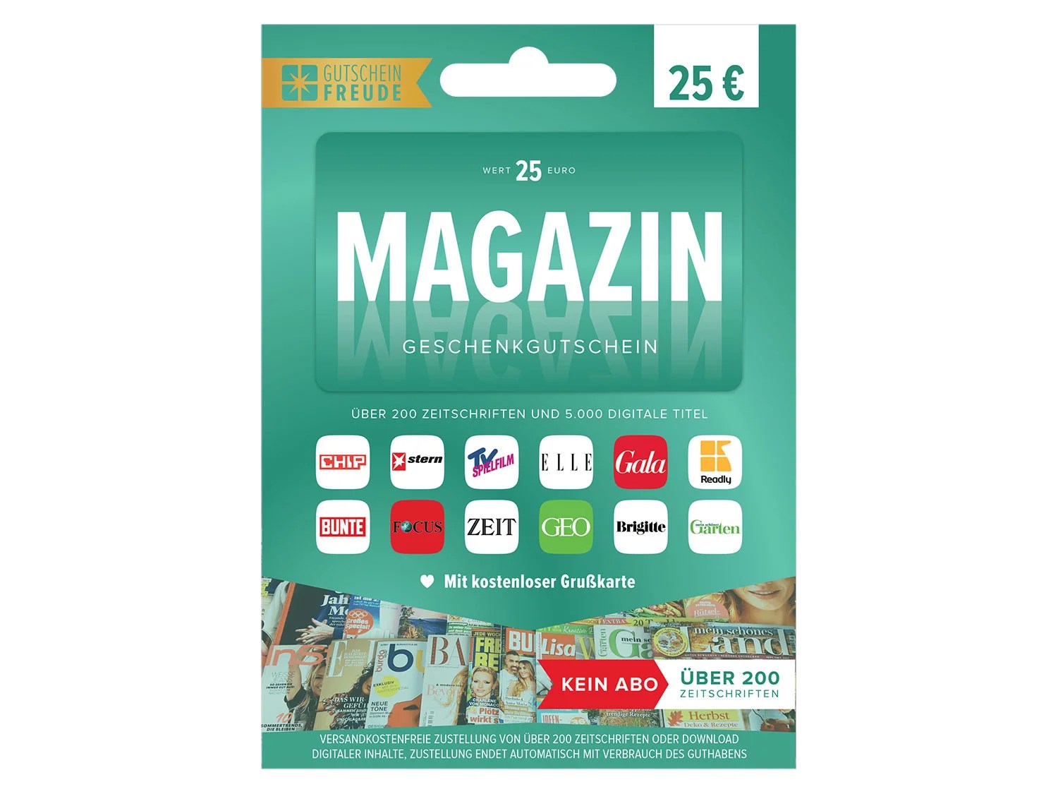 MAGAZIN Gutschein 25€ online kaufen LIDL