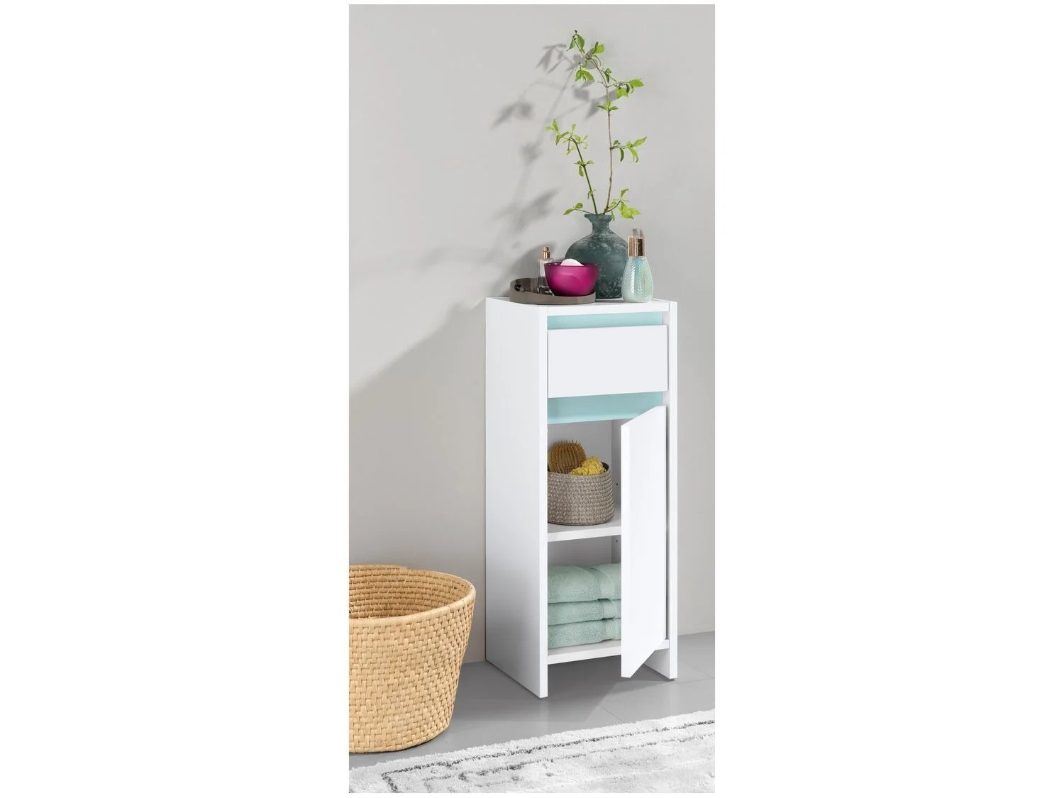 LIVARNO LIVING® BadSeitenschrank, modernes Design