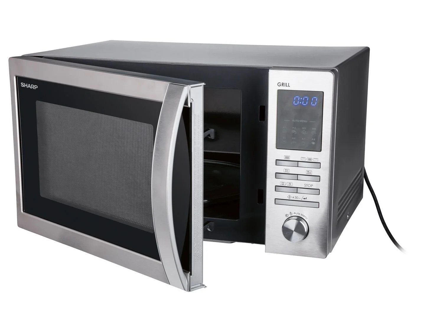 Sharp Mikrowelle, 900 Watt Leistung, 25 l Garraumvolumen, mit