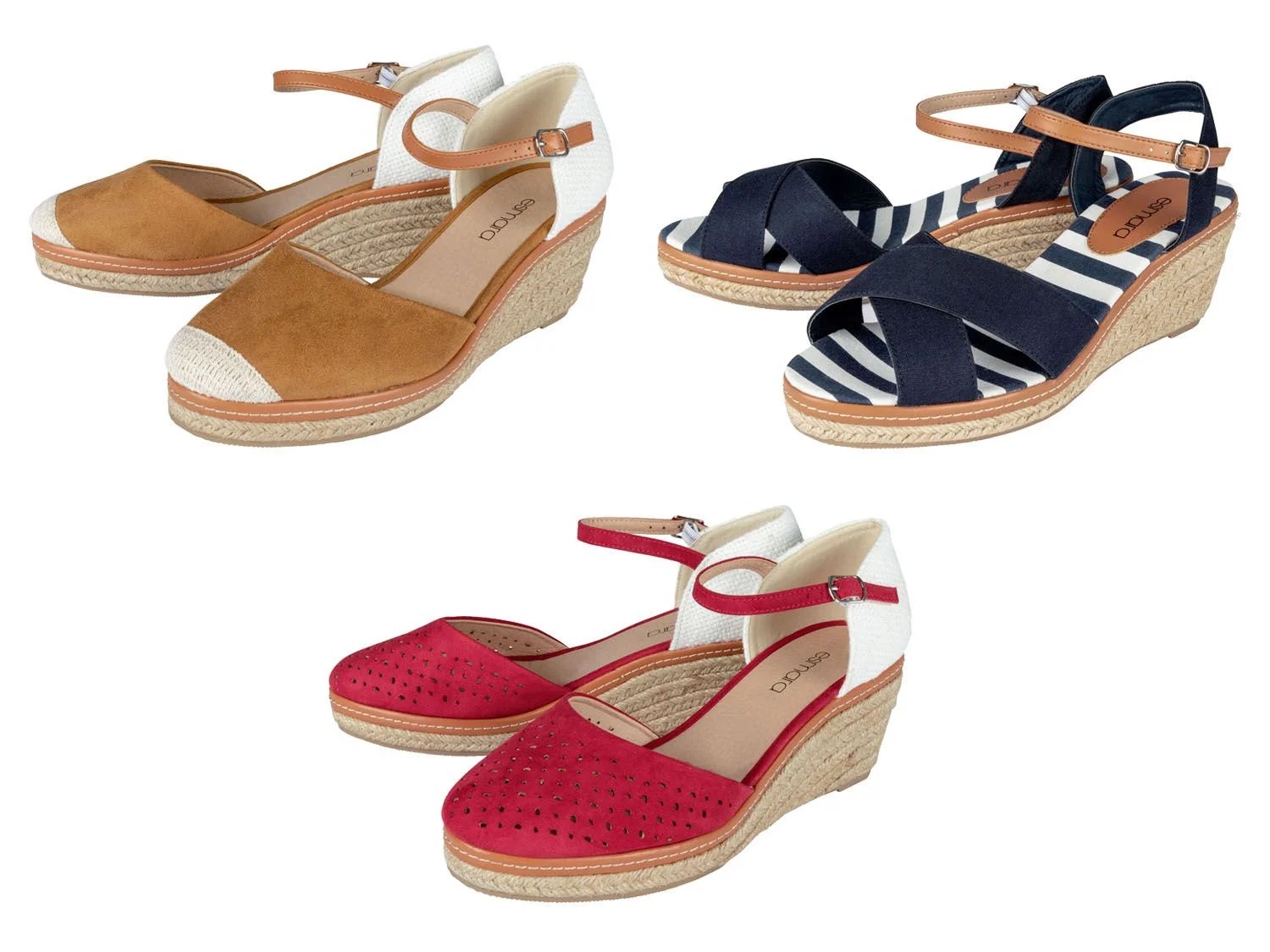 ESMARA® Keilsandalen Damen, mit seitlichen Riemen Lidl.de