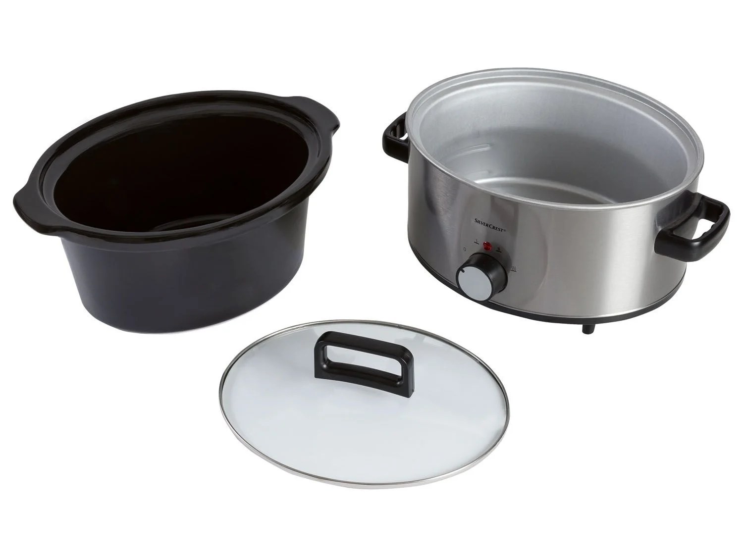 SILVERCREST® Slow Cooker, 320 Watt, 6 l Fassungsvermögen, mit 2