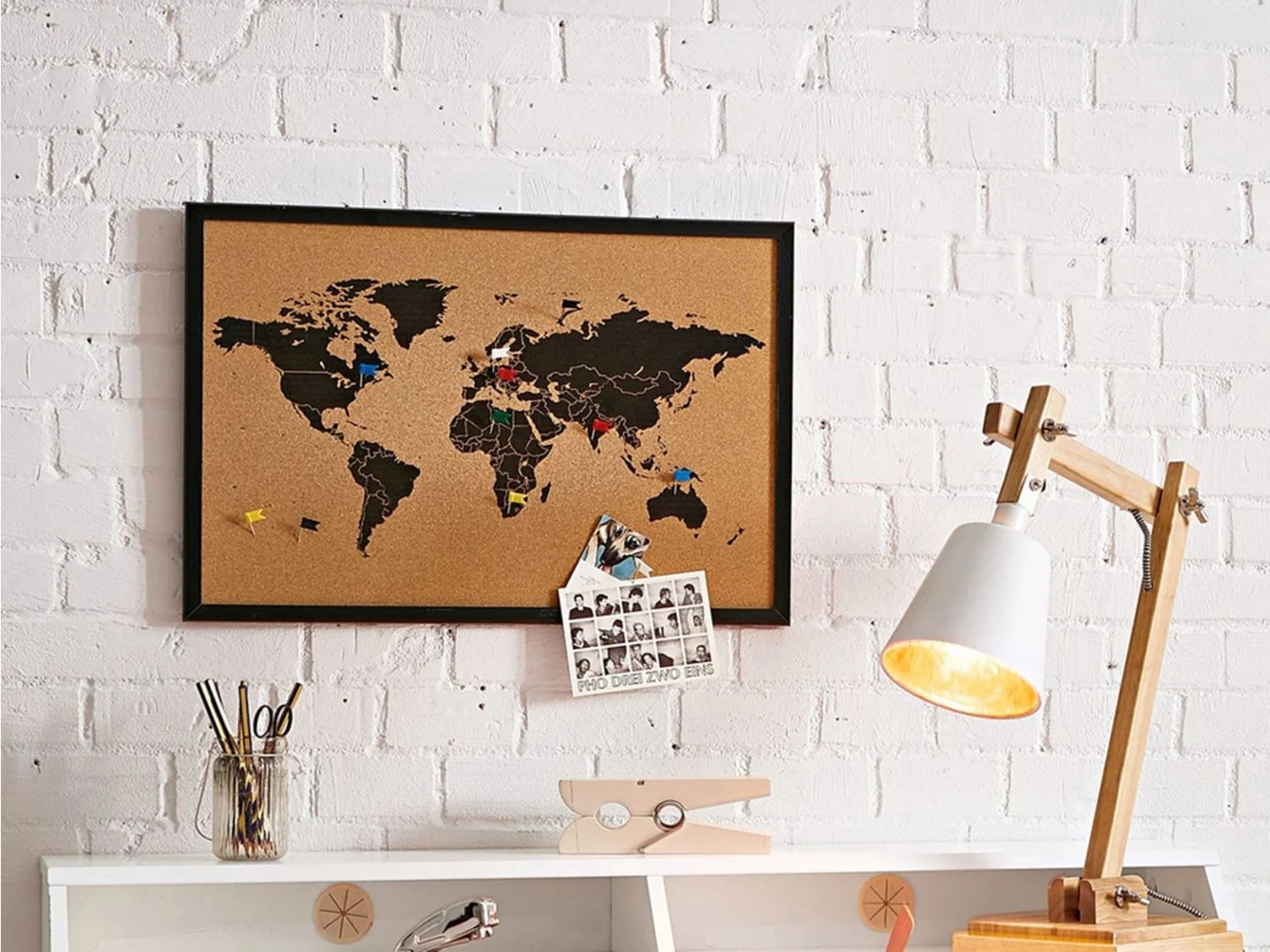 Pinnwand Weltkarte Mit Fähnchen Pureday Pinnwand Weltkarte Mit 6 Markierfähnchen Lidl.de