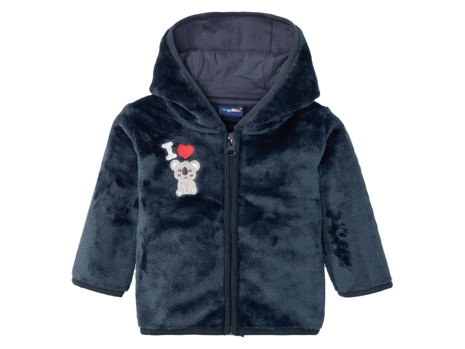 LUPILU® Baby Teddyjacke Jungen, mit Kinnschutz Lidl.de