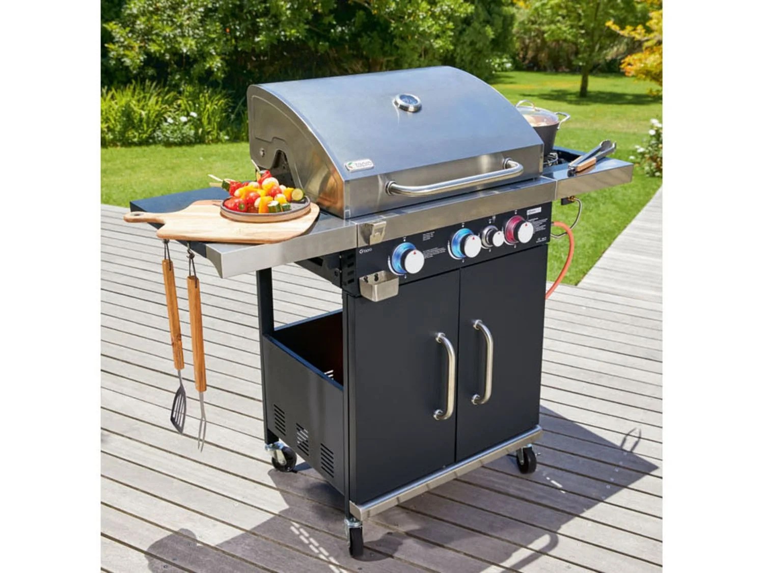 tepro Gasgrill, 3 flammig, mit LEDKontrolllicht Lidl.de