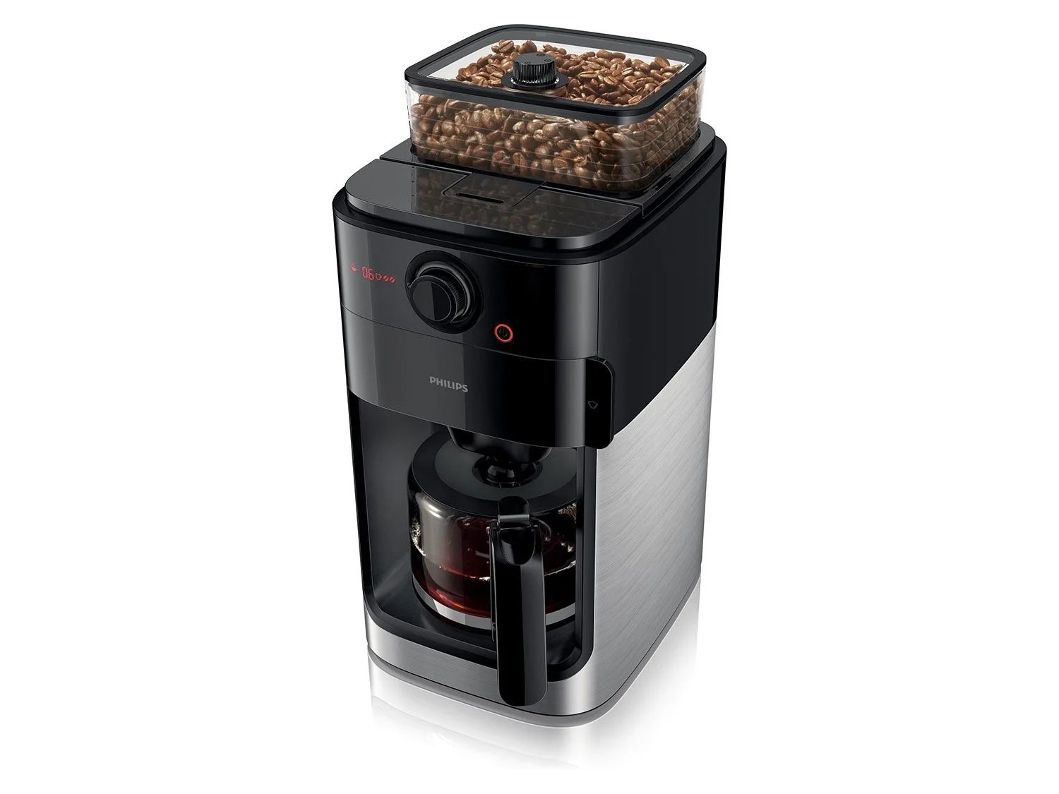 PHILIPS Kaffeemaschine mit Mahlwerk Grind & Brew HD7767/00 Lidl.de