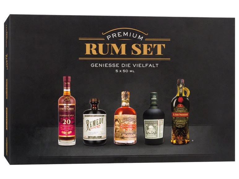 Premium Rum Tasting Set Premium 5 x 50 ml Lidl.de