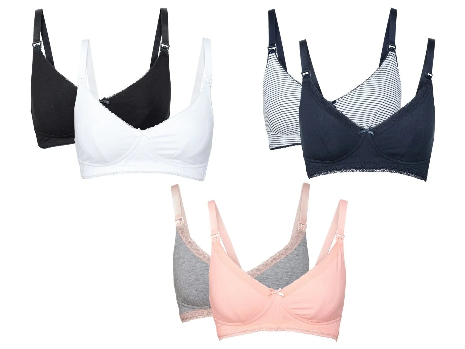 ESMARA® PURE COLLECTION StillBH, 2 Stück, bügellos, hoher Bio