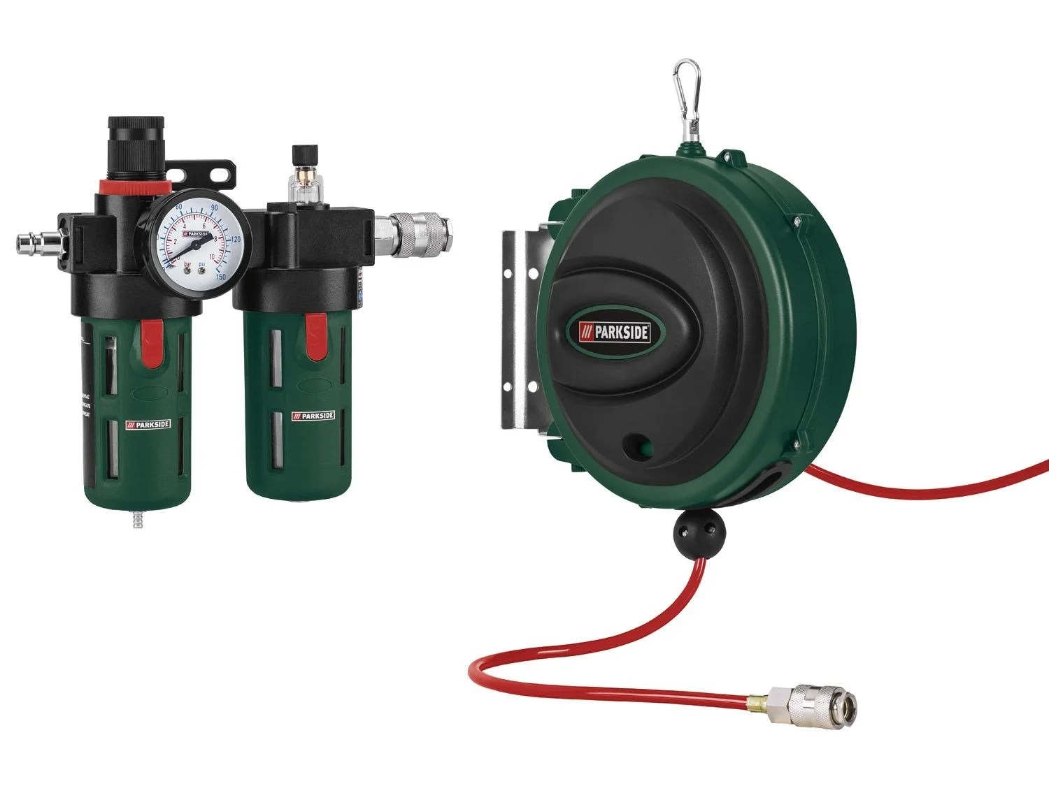 PARKSIDE® Druckluft-Schlauchtrommel / Druckluft-Wartungseinheit - Lidl.de